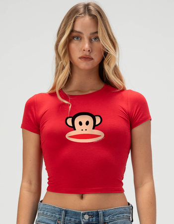 PAUL FRANK Julius Head Womens Baby Tee Primary Image