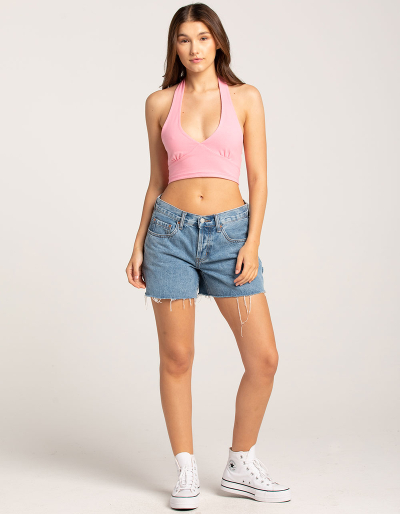 FULL TILT Womens Halter Top image number 3