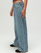 RSQ Womens Mid Rise Wide Leg Jeans image number 3