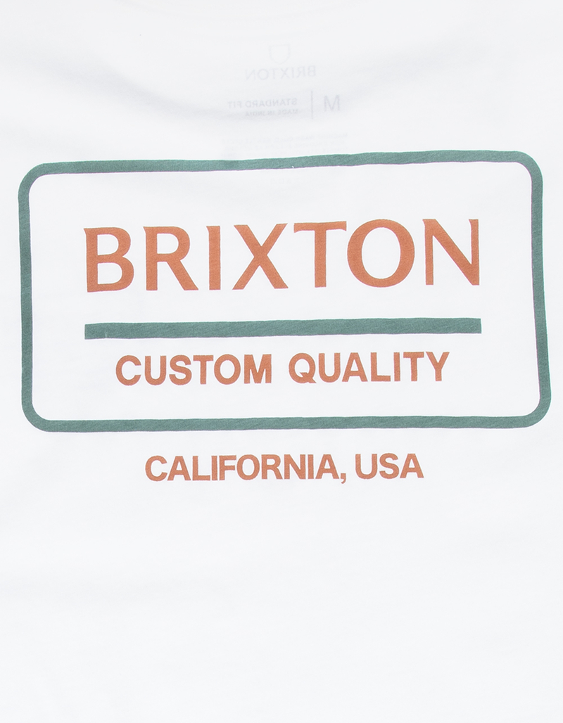 BRIXTON Palmer Proper California Mens Tee image number 2