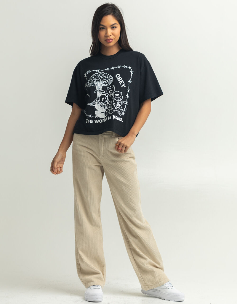 OBEY The World Is Yours Womens Tee image number 3