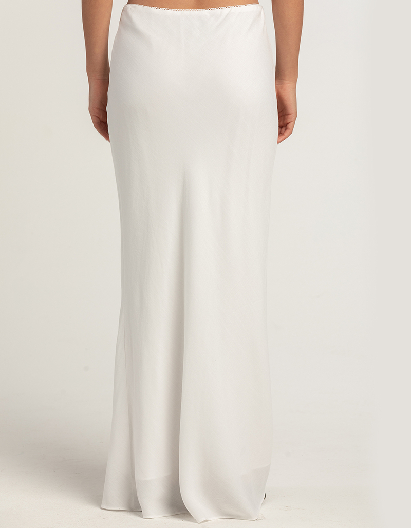 COTTON CANDY LA Womens Linen Maxi Skirt image number 3