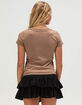 NECTAR CLOTHING California Poppy Womens Loose Tee image number 4