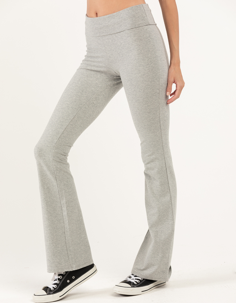 FULL TILT Essentials Womens Flare Leggings HEATHER GRAY Tillys