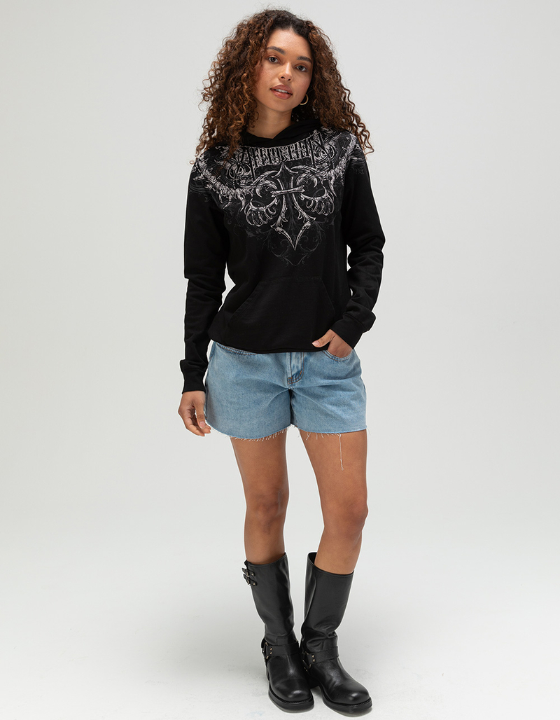 AFFLICTION Vertebrate Womens Hoodie image number 4