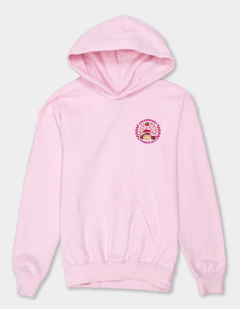 STRAWBERRY SHORTCAKE Circle Checkers Unisex Kids Hoodie image number 0