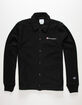CHAMPION Reverse Weave Mens Black Coaches Jacket image number 1