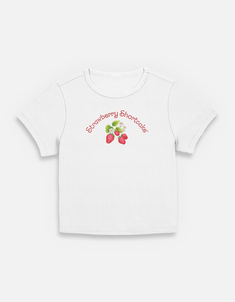 STRAWBERRY SHORTCAKE Strawberries Womens Baby Tee image number 0