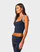 EDIKTED Kadence Lace Trim Tank Top image number 4