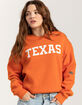 HYPE AND VICE University of Texas Womens Crewneck Sweatshirt image number 2