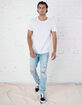 RSQ Mens Skinny Extreme Destroyed Jeans image number 2