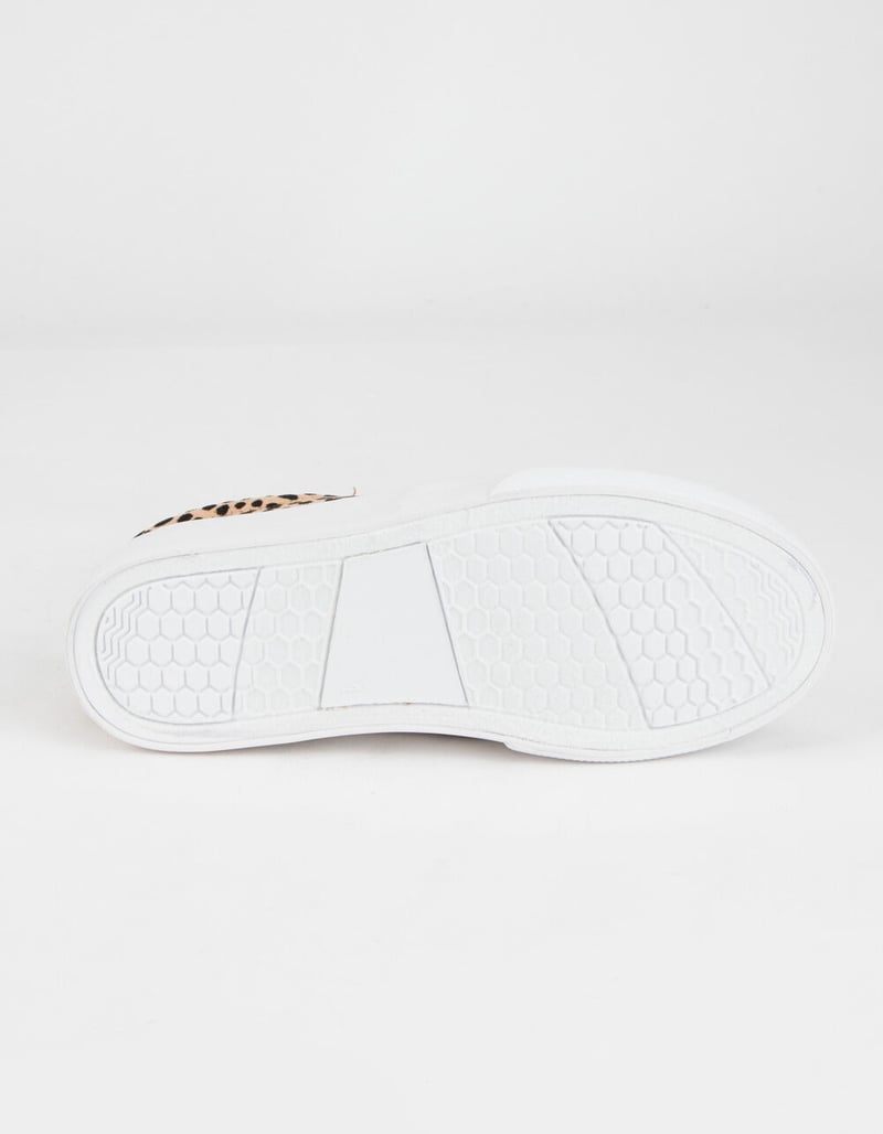 SODA Reign Girls Leopard Slip-On Shoes image number 5
