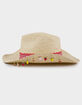 Multi Fruit Charm Straw Cowboy Hat image number 7
