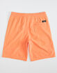 NITROUS BLACK Pull On Boys Neon Orange Hybrid Shorts image number 2