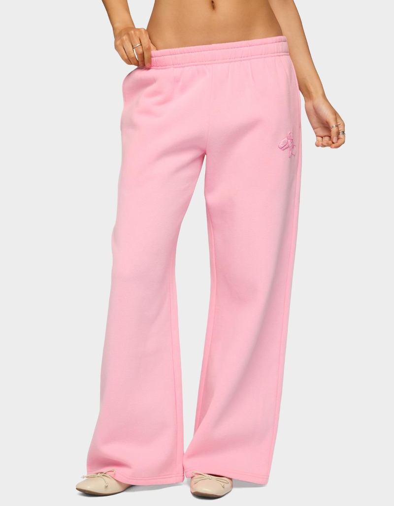EDIKTED Keychain Cutie Straight Leg Sweatpants image number 0
