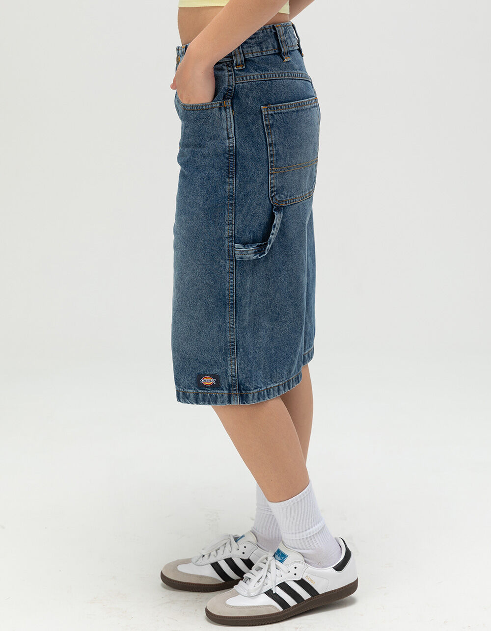 DICKIES Womens Carpenter Jorts - RINSE - 26 | Tillys