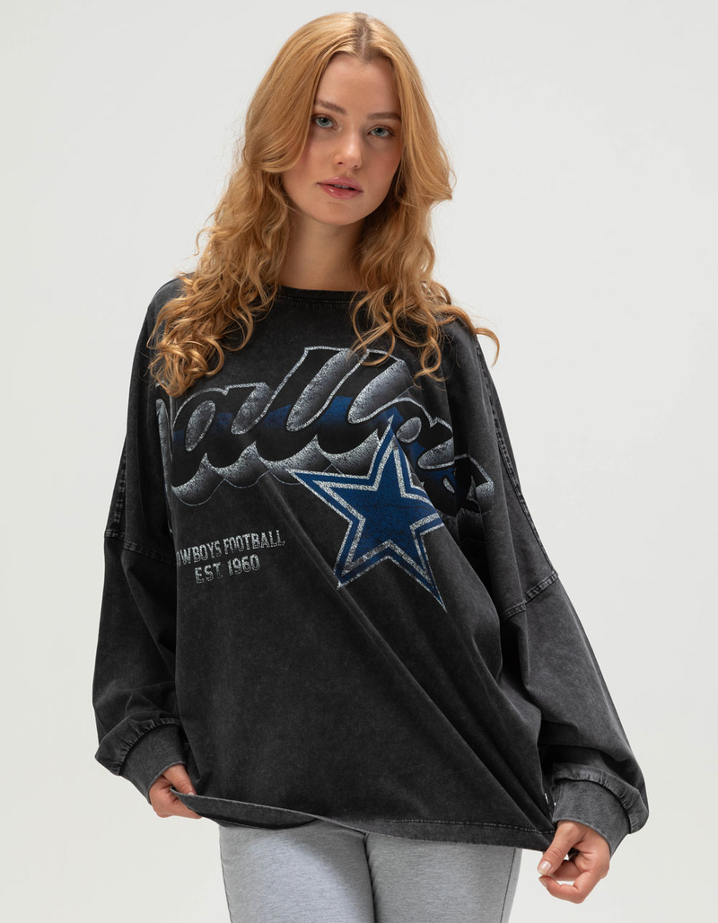 THE WILD COLLECTIVE Dallas Cowboys Womens Long Sleeve Tee image number 0