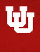 THE UNIVERSITY OF UTAH Distressed Primary Logo Womens Baby Rib Tee image number 3
