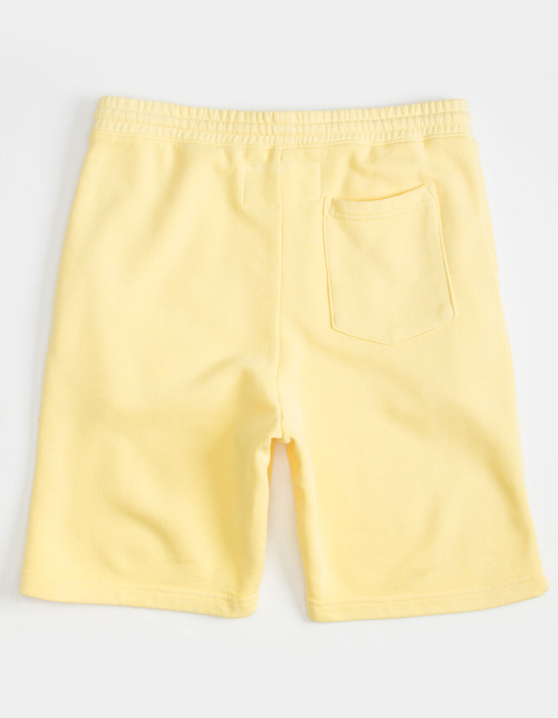 RSQ Fleece Mens Light Yellow Sweat Shorts image number 4