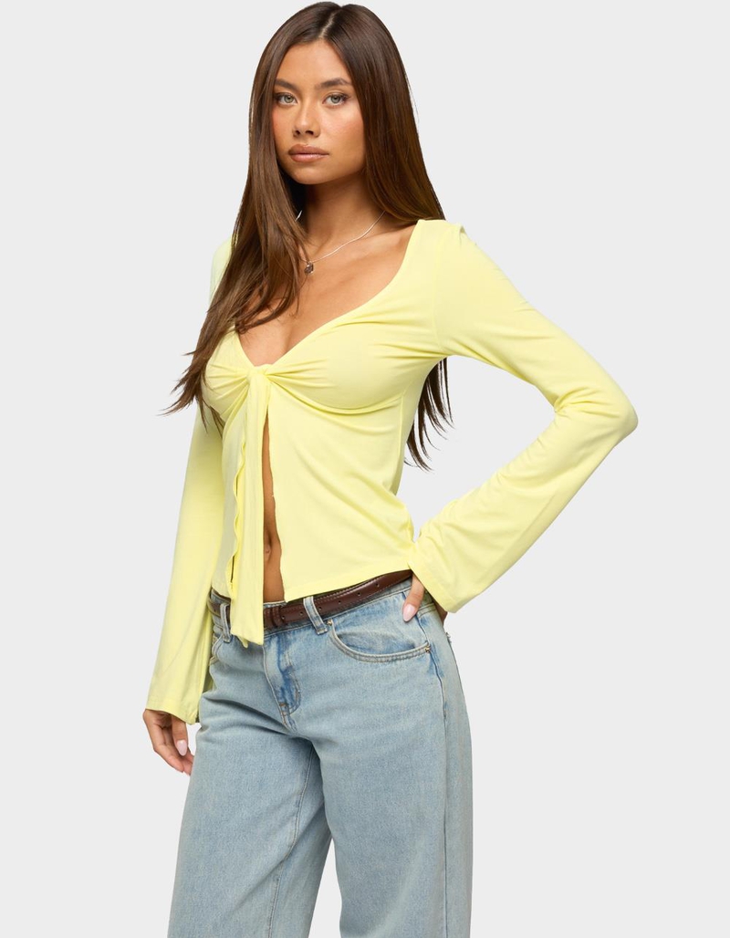 EDIKTED Scarlette Tie Front Top image number 1