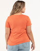 FULL TILT Essentials Crew Neck Womens Tee image number 10