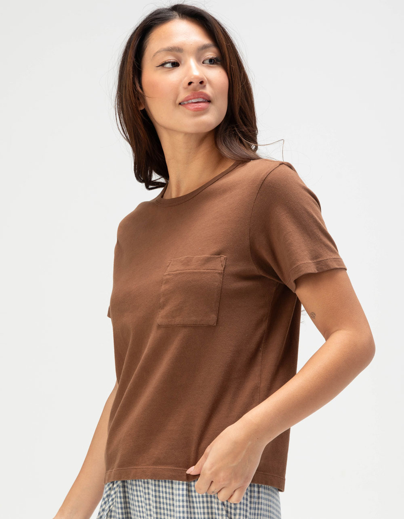 BRIXTON Carefree Womens Pocket Tee - BROWN | Tillys