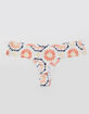 FULL TILT Floral Lasercut Thong image number 2