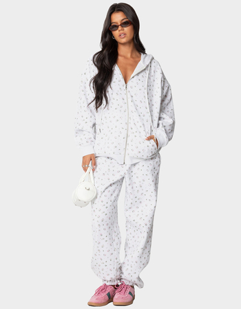 EDIKTED Bouquet Oversized Sweatpants Alternative Image