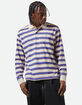 OBEY Vintage Stripe Mens Long Sleeve Polo Shirt image number 3
