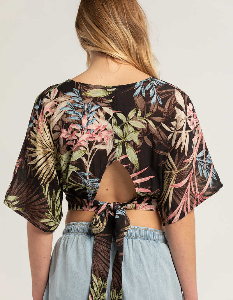 HURLEY Summer Womens Top BLACK COMBO Tillys