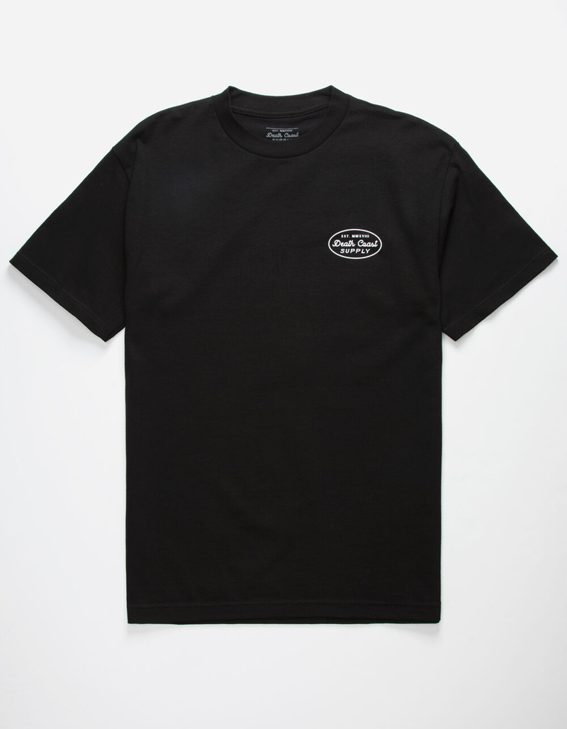 DEATH COAST SUPPLY Beware Mens T-Shirt image number 1