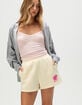 MALIBU SKYYE Pink Womens Sweat Shorts image number 1