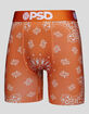 PSD Burnt Orange Bandana Mens Boxer Briefs image number 1