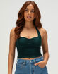 TILLYS Butter Soft Double Layer Womens Halter Top image number 1