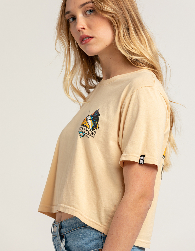 SALTY CREW Womens Crop Boyfriend Tee image number 3