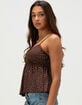 RSQ Womens Polka Dot Babydoll Cami image number 3