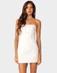 EDIKTED Poplin Bustier Mini Dress image number 2