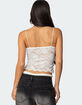 EDIKTED Rut Sheer Lace Tank Top image number 5