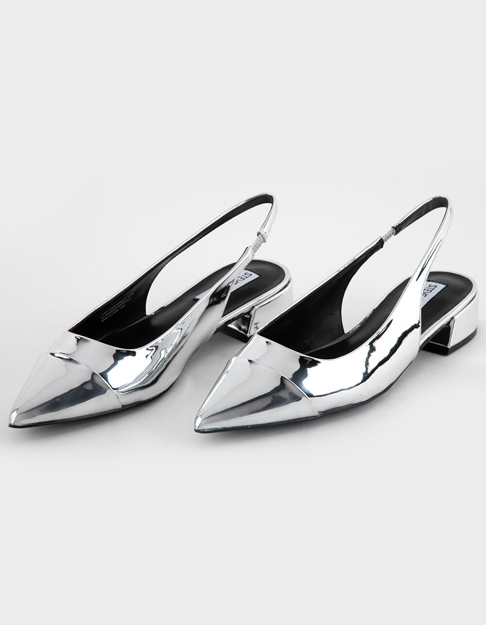STEVE MADDEN Christann Slingback Block Heel Womens Shoes