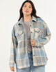 RSQ Plaid Womens Shacket image number 6