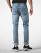 RSQ Seattle Mens Skinny Tapered Stretch Jeans image number 3