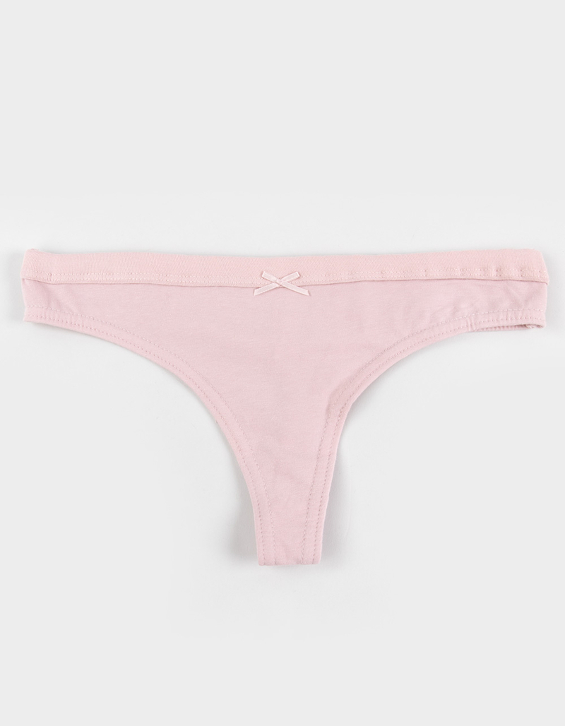 FULL TILT Cotton Bow Thong image number 0