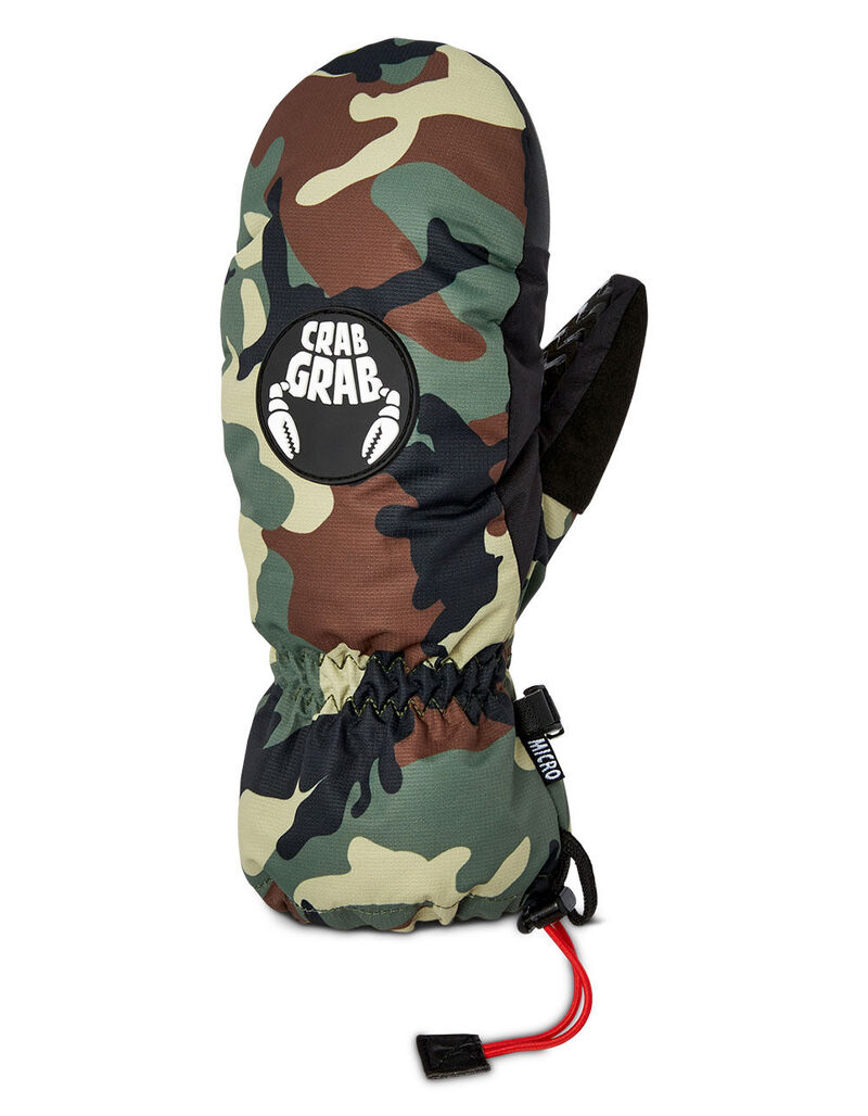 CRAB GRAB Micro Mitt Kids Camo Mittens CAMO 377625946