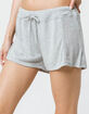 SPLENDID Lounge Heather Gray Womens Shorts image number 2