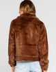 CI SONO Faux Fur Womens Trucker Jacket image number 3