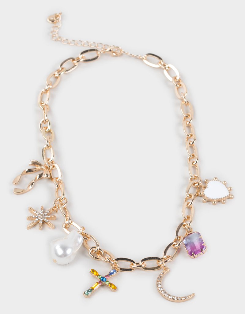 FULL TILT Cross/Stone/Charm Necklace image number 0