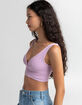 FULL TILT Seamless Surplice Bralette image number 2