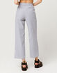 SKY AND SPARROW Skinny Stripe Womens Wide Leg Pants image number 3