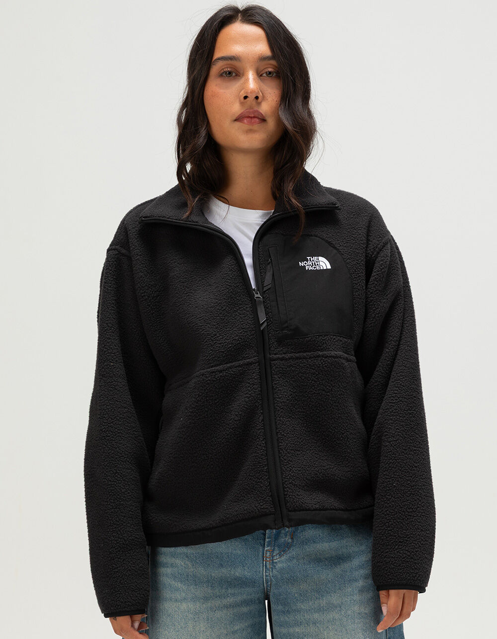 THE NORTH FACE Yumiori Off Peak Womens Full-Zip Jacket - BLACK
