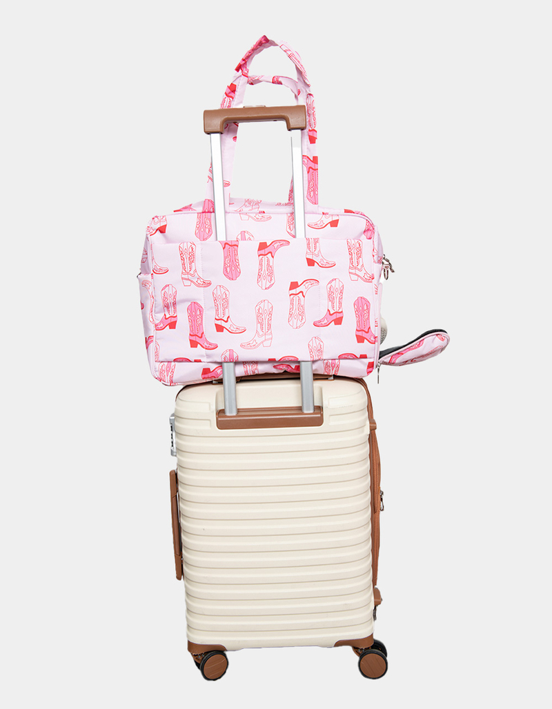KATYDID Western Boots Weekender Bag image number 2